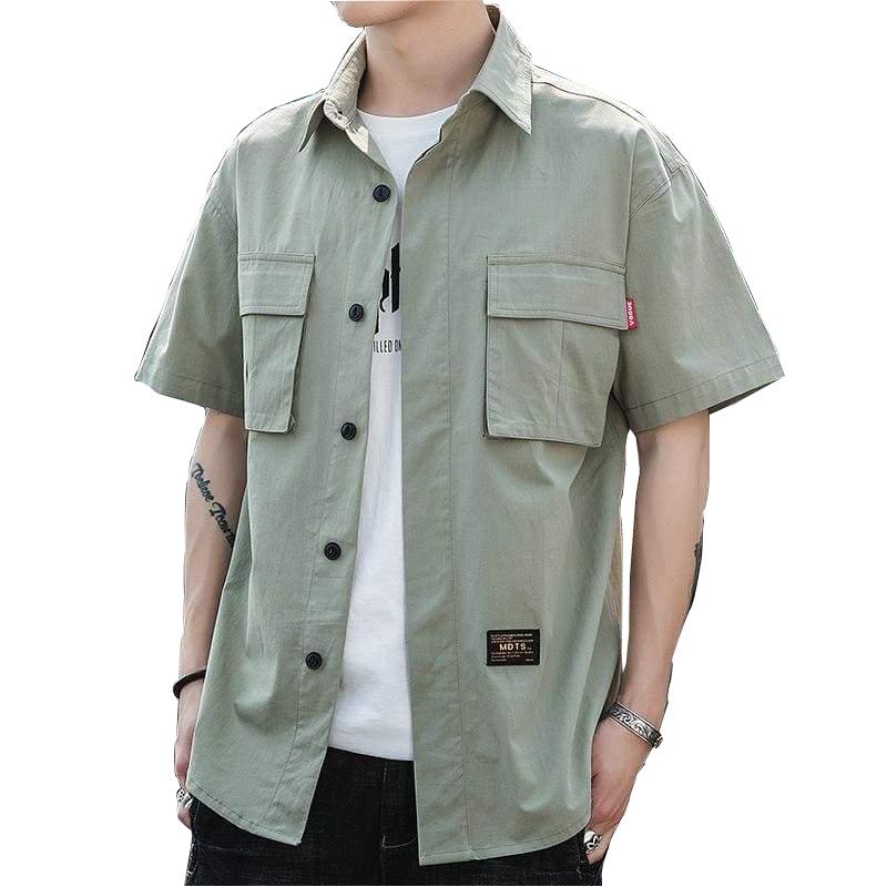 camisa militar hombre
