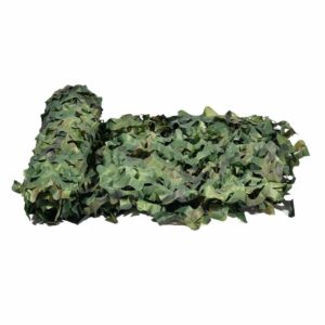 Malla De Camuflaje 210D Reforzada: 4x7 Metros, Impermeable, Filtra 70% UV - Para Sombreo, Camping, Decoración O Privacidad
