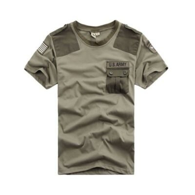 Camiseta militar caqui