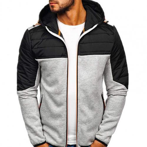 Chaqueta militar negra para hombre
